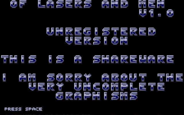 Lasers et des Hommes (Des) [Falcon030] atari screenshot